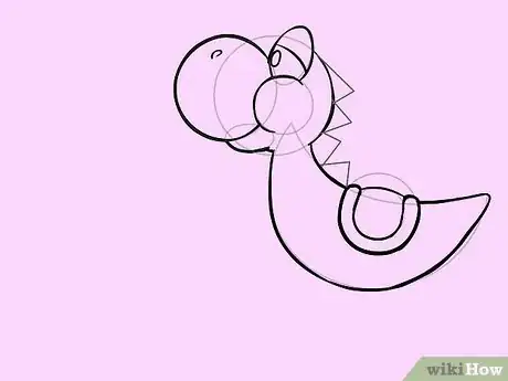 Image titled Draw Yoshi from Mario Step 7