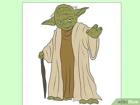 Image titled Draw Yoda from Star Wars Step 7
