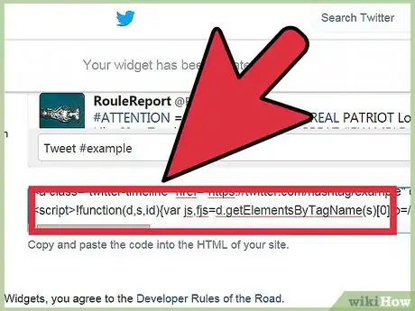 Image titled Create a Twitter Hashtag Widget Step 8