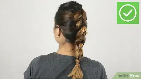 Image titled Create a Pull Through Braided Ponytail Final