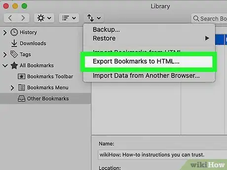 Image titled Import Bookmarks to Safari Step 35