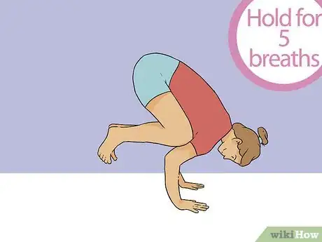 Image titled Do the Baby Crow Pose Step 9