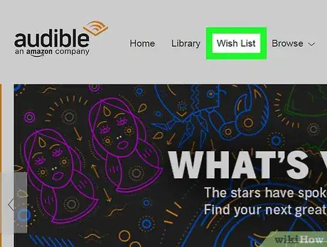 Image titled Access Your Audible Wishlist on PC or Mac Step 4