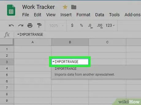 Image titled Use Importrange on Google Sheets on PC or Mac Step 12
