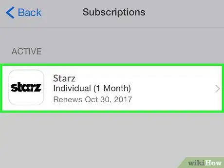 Image titled Cancel a Starz Account on iPhone or iPad Step 7