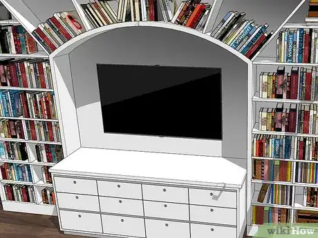 Image titled Decorate a Wall Behind a TV Stand Step 8