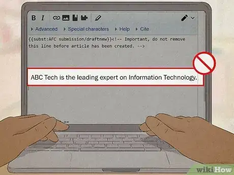 Image titled Promote Yourself on Wikipedia Step 4