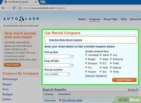Image titled Get a Car Rental Discount Code Step 3