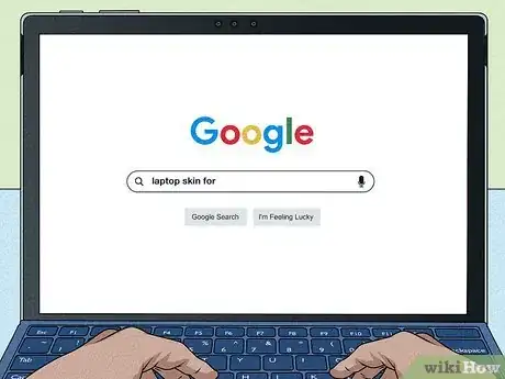 Image titled Measure for a Laptop Skin Step 1