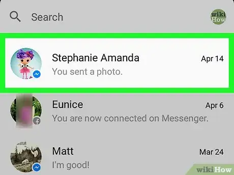 Image titled Use Emoticons on Facebook Messenger on Android Step 2