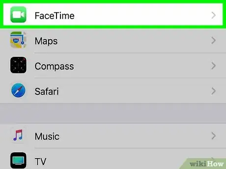 Image titled Make a FaceTime Call on an iPhone Step 2