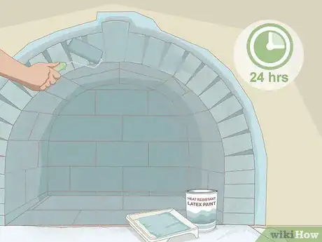 Image titled Paint a Brick Fireplace Step 15