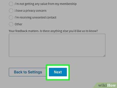 Image titled Delete a LinkedIn Account Step 6