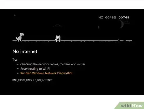 Image titled Find and Play Google's Dinosaur Game Step 8