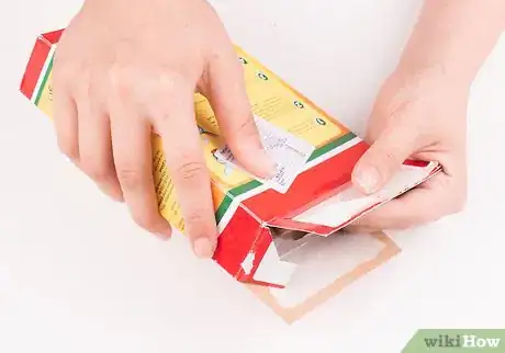 Image titled Make a Fingerboard Ramp Out of a Cardboard Cereal Box Step 1