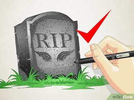 Image titled Draw a Gravestone Step 11