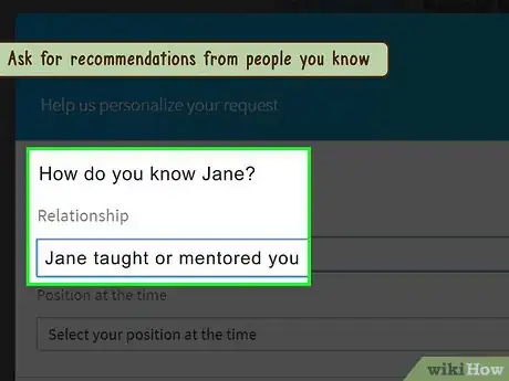 Image titled Ask Someone for a Recommendation on LinkedIn Step 5