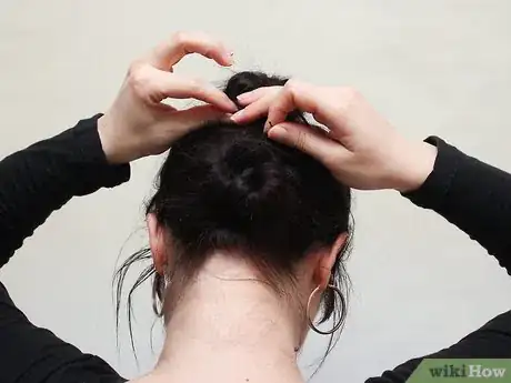 Image titled Do a Bun Mohawk Step 7