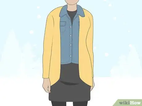 Image titled Wear a Denim Jacket in Winter Step 12
