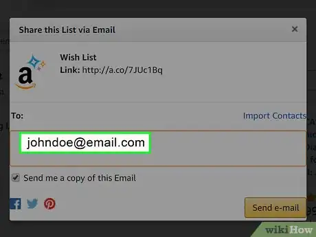 Image titled Share Your Amazon Wish List on PC or Mac Step 5