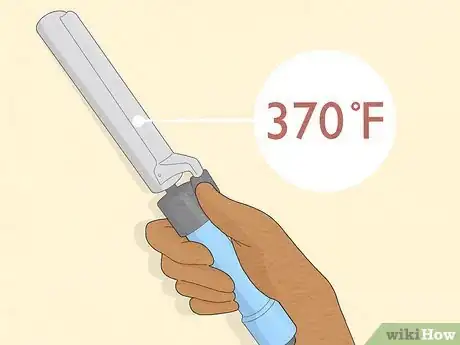 Image titled Curl Black Hair with a Curling Iron Step 7