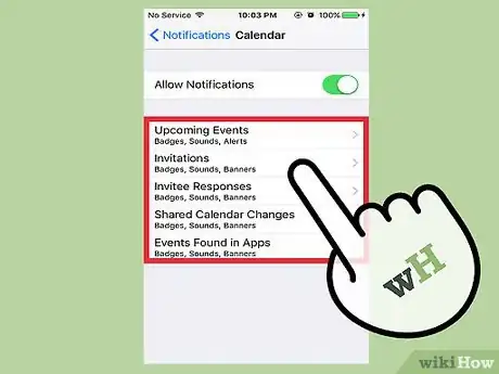 Image titled Turn Off Calendar Notifications on an iPhone Step 8