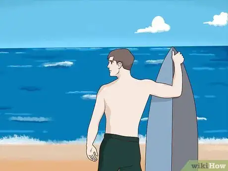 Image titled Spot a Wave While Surfing Step 1