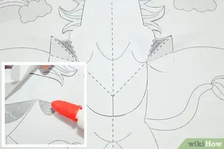 Image titled Make a Unicorn Pop up Card (Robert Sabuda Method) Step 25