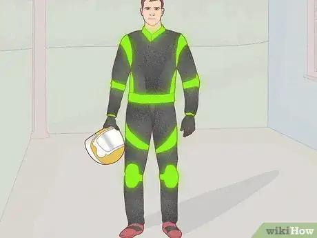 Image titled Safely Ride a Motorcycle at Night Step 1