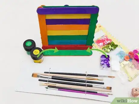 Image titled Make Photo Frames from Ice Cream Sticks Step 18