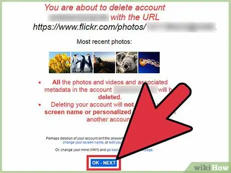 Image titled Delete a Flickr Account Step 10
