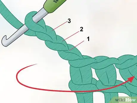 Image titled Crochet the Reverse Shell Stitch Step 5