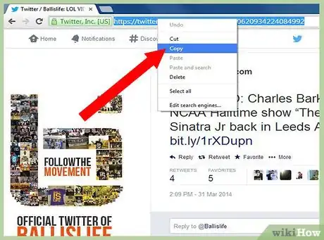 Image titled Email a Tweet from the Twitter Website to Another Person Step 11