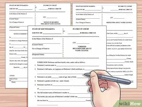 Image titled Change Your Name in South Dakota Step 1