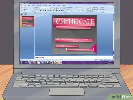 Image titled Make a Certificate Step 5