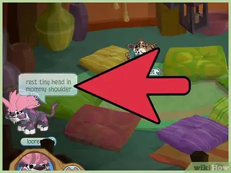 Image titled Get Adopted in the Pillow Room on Animal Jam Step 7