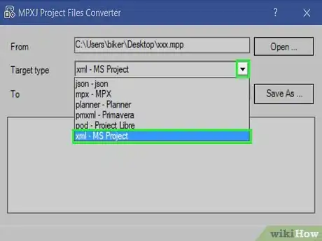 Image titled Convert MPP to XML Step 5
