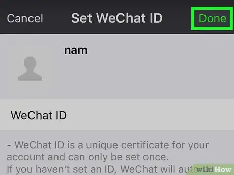 Image titled Find Your WeChat ID on an iPhone or iPad Step 7