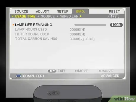 Image titled Test a Video Projector Lamp Step 1