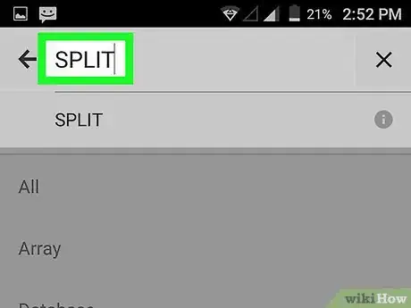 Image titled Split a Cell on Google Sheets on Android Step 9