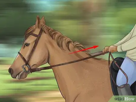 Image titled Make a Horse Move Forward Step 1