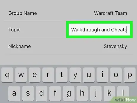 Image titled Change a Groupme Topic on iPhone or iPad Step 7