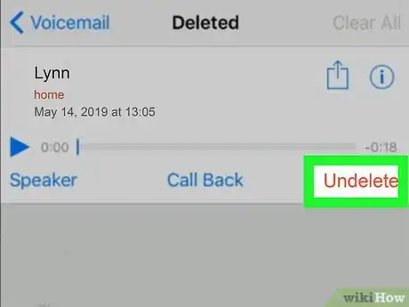 Image titled Recover Deleted Voicemail Messages on iPhone or iPad Step 5