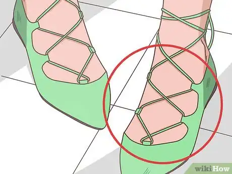 Image titled Wear Lace Up Flats Step 2