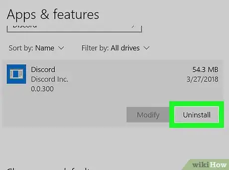 Image titled Uninstall Discord on PC or Mac Step 14