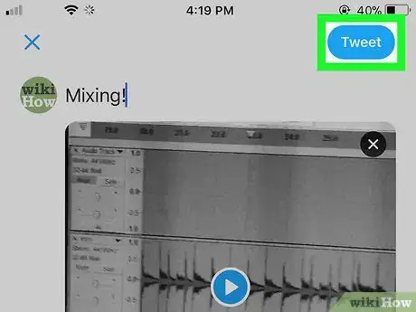Image titled Upload Twitter Videos on iPhone or iPad Step 8