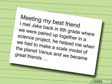 Image titled Write an Autobiography for School Without Feeling Conceited Step 2