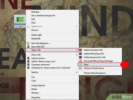 Image titled Cut out a Picture (Green Screen) Step 2