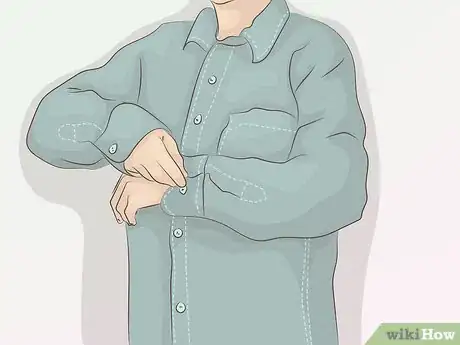 Image titled Roll Up Shirt Sleeves Step 6