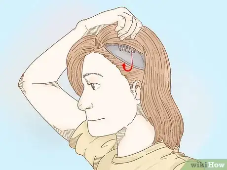 Image titled Wear a Half Wig Step 5